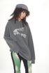 LOGO WASHED HOODIE -CHARCOAL- *Last1